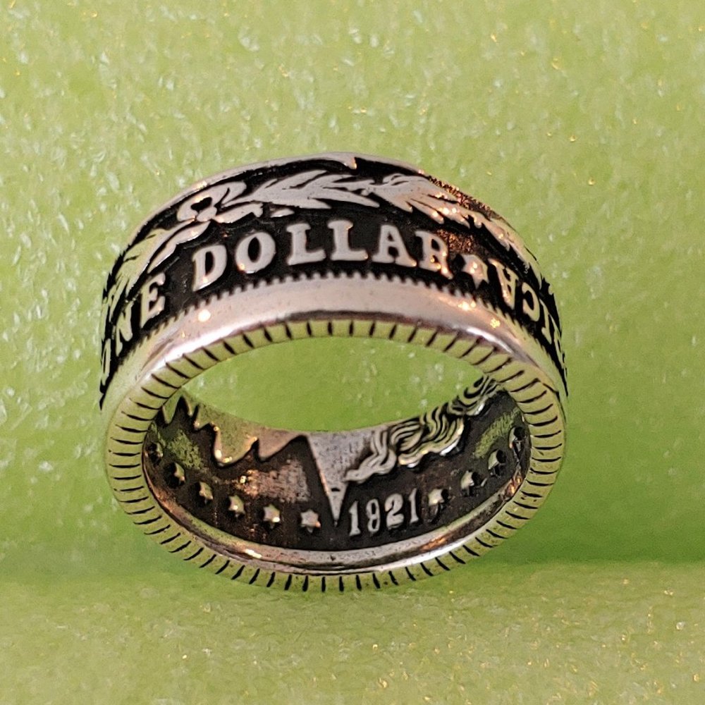 1821 In God We Trust Handmade Coin Ring